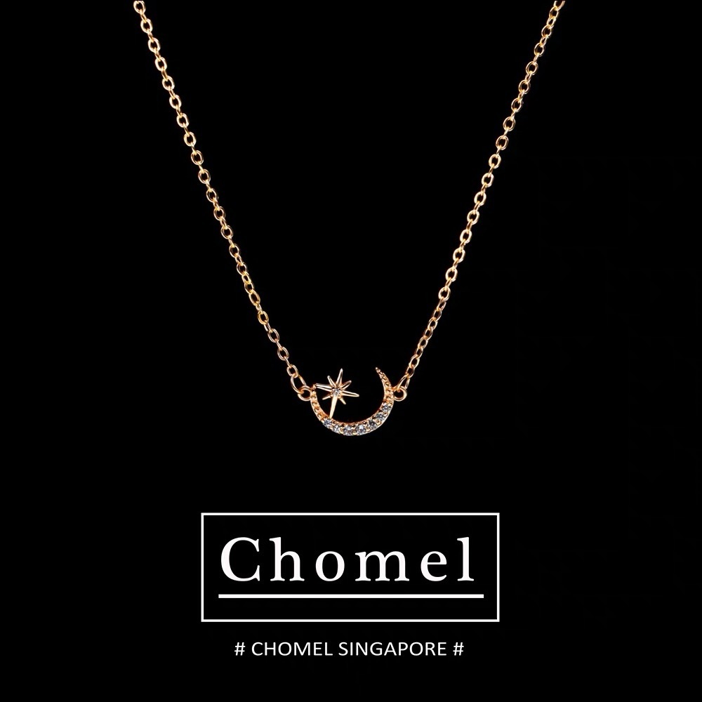 Gold Crescent Moon Necklace